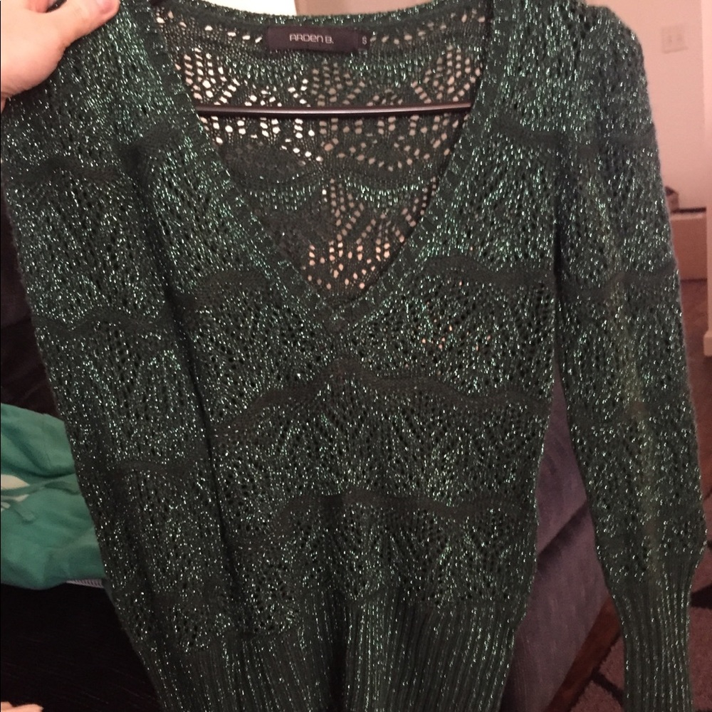 S glittery sweater